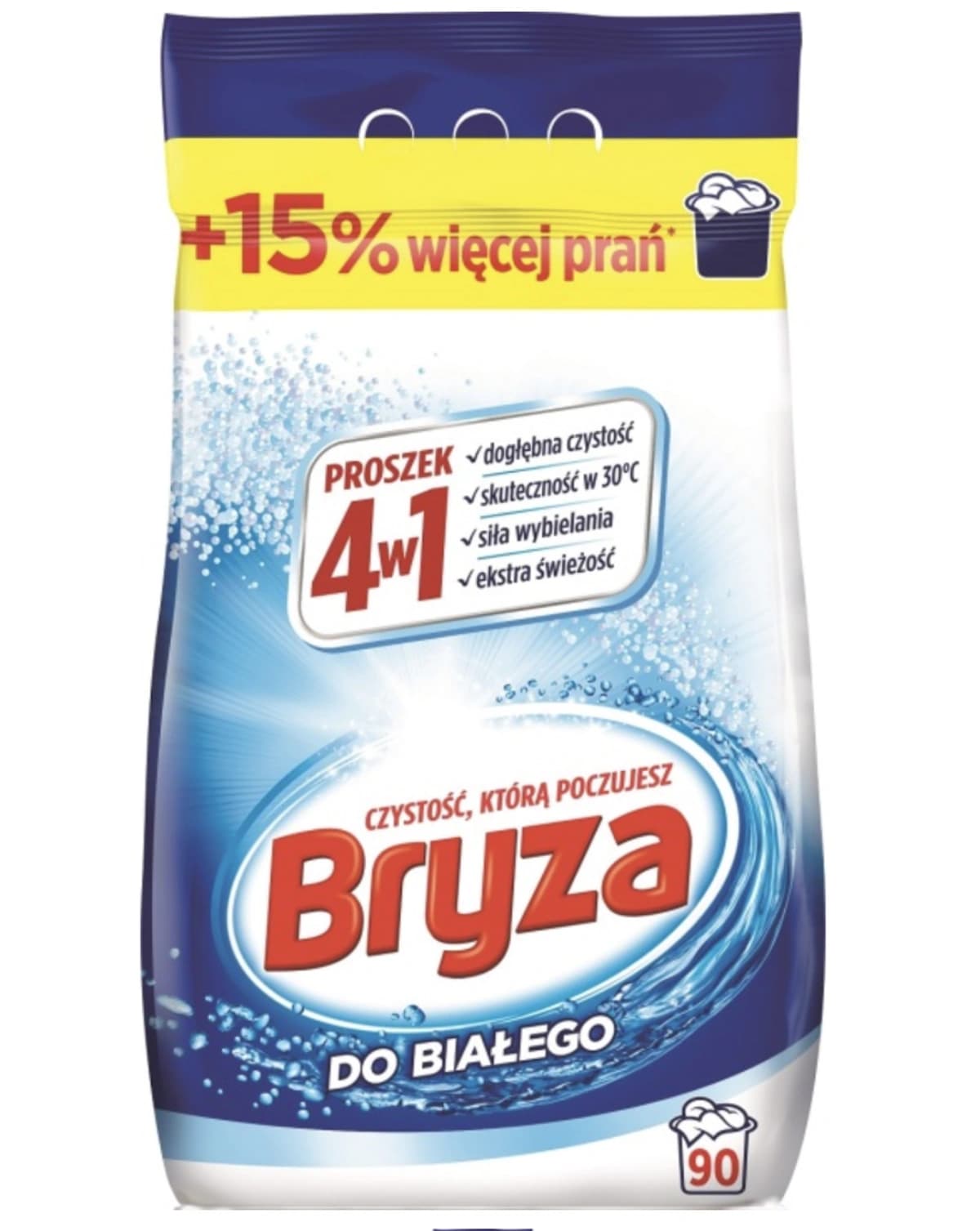 Bryza proszek do prania białych ubrań White do białego 4w1 5,85 kg/ 90 prań